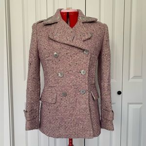 Pink Coach wool coat size 6